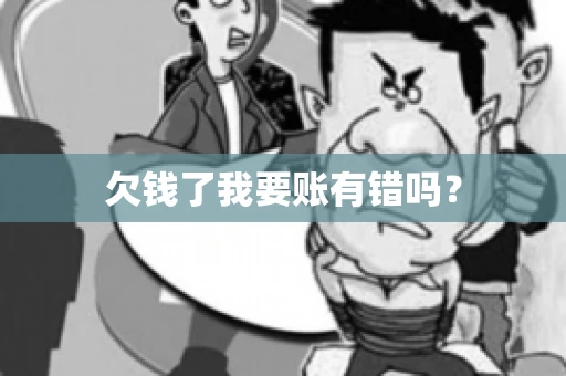 欠钱了我要账有错吗? 欠钱了我要账有错吗?