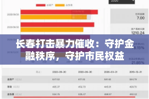 长春打击暴力催收：守护金融秩序，守护市民权益