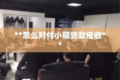 **怎么对付小额贷款催收**