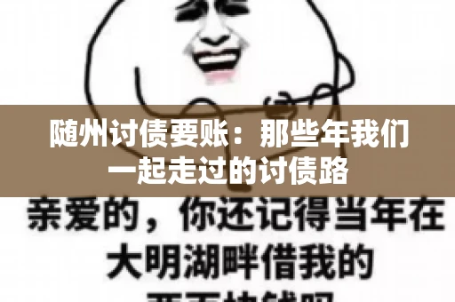 随州讨债要账:那些年我们一起走过的讨债路 随州讨债要账:那些年我们一起走过的讨债路