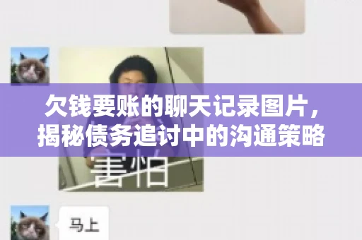 欠钱要账的聊天记录图片，揭秘债务追讨中的沟通策略